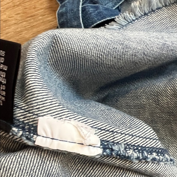 Madewell 00 Denim Wrap Mini Skirt in Denim Blue - Picture 8 of 11